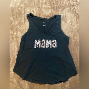 A new day • womens tank top • mama • animal print • size small